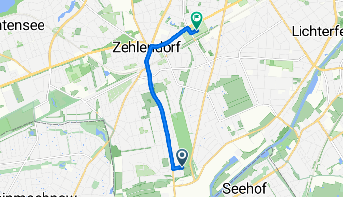Am Rehwechsel, Berlin nach Mörchinger Straße, Berlin