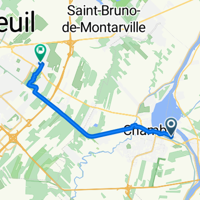 Rue Cooper, Chambly à Ch de Chambly, Longueuil