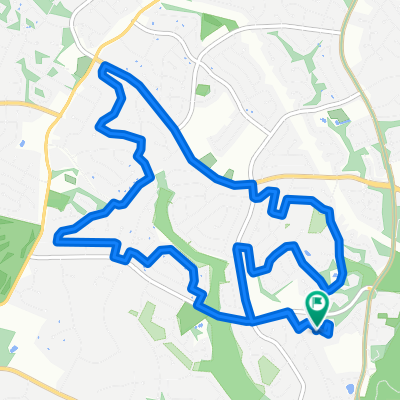 Inverness Ridge Rd, Potomac to Inverness Ridge Rd, Potomac