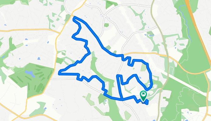 Inverness Ridge Rd, Potomac to Inverness Ridge Rd, Potomac