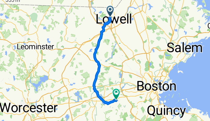 Route to Wellesley