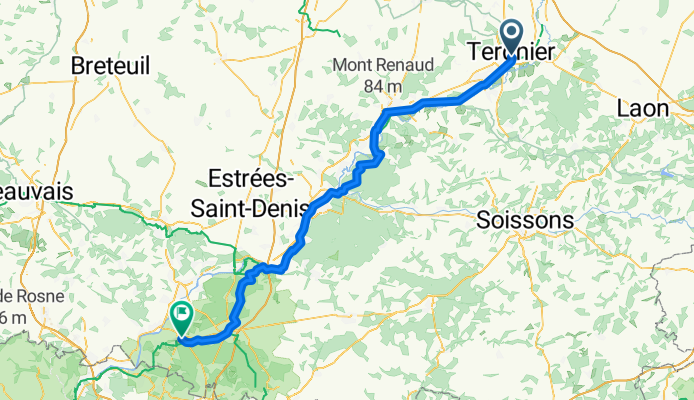 Day 2 - Chantilly to Tergnier via EV 3