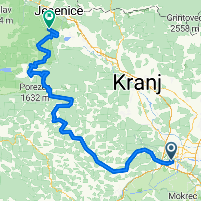 Lj, Horjul, Gor vas, Železniki, Sorca, Bohinj, Polkuka, Radovna