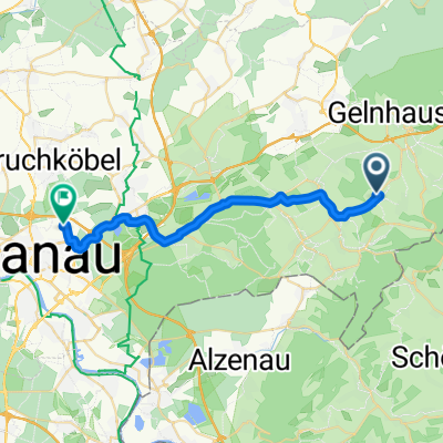 Zum Wäldchen, Linsengericht nach Moselstraße, Hanau