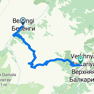 От Молодёжная улица до улица Хасауова
