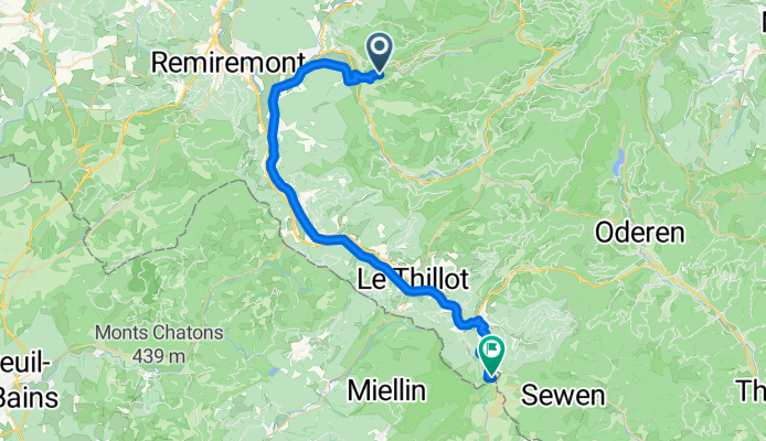 Ballon d'Alsace from camping Mettey