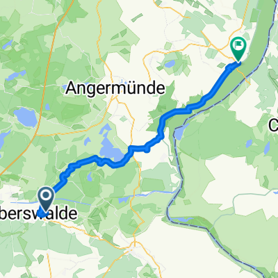 Schleusenstraße nach Regattastraße