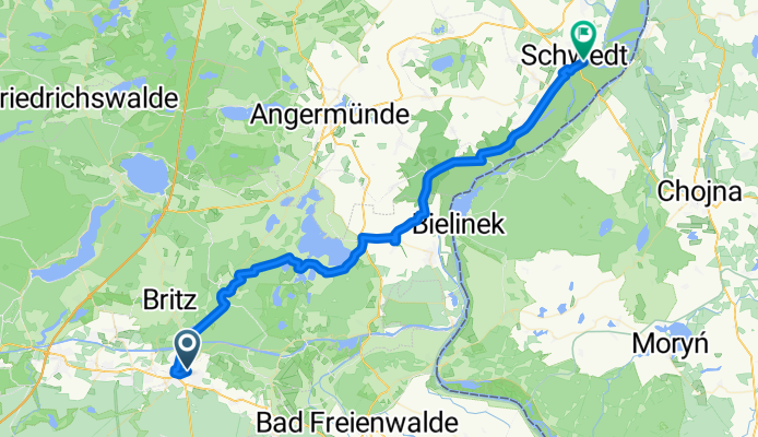 Schleusenstraße nach Regattastraße