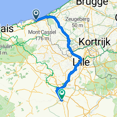 Rue Houchard, Dunkirk to Rue du Docteur Brassart, Arras