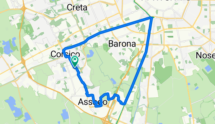 Da Via Lecco 1, Buccinasco a Viale Lombardia 30, Buccinasco