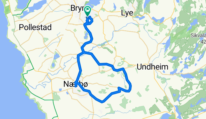 Bryne - Risa - Nærbø - Bryne