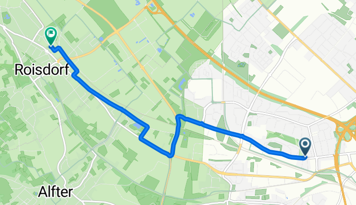 Lievelingsweg, Бонн до Schumacherstraße, Борнхайм