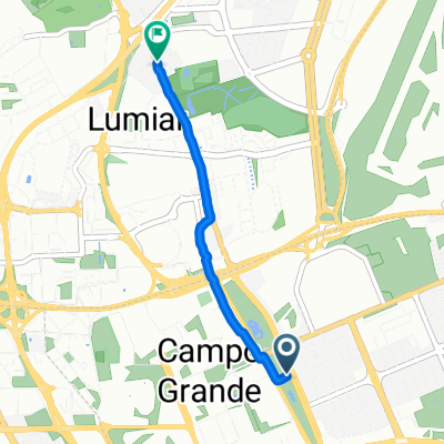 De Campo Grande 152A a Alameda das Linhas de Torres 262A
