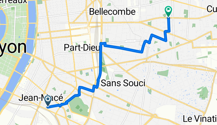 De Avenue Berthelot à Rue Docteur Ollier