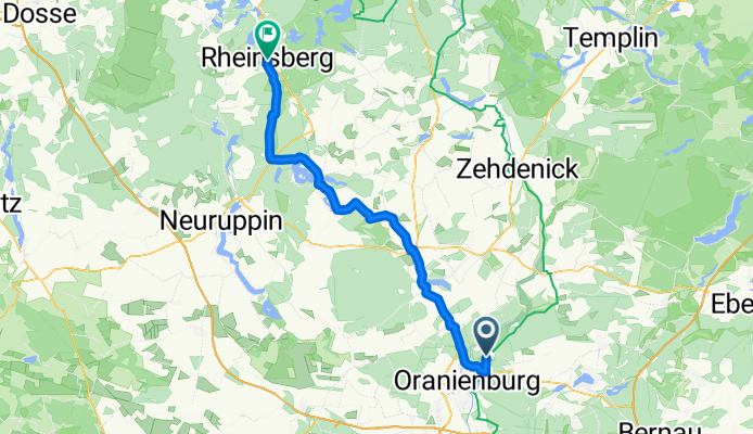 Friedrichsthal, Oranienburg to Triangelplatz, Rheinsberg