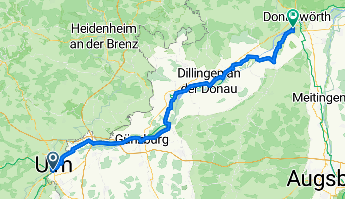 E5. 9.7.25 Ulm nach Donauwörth