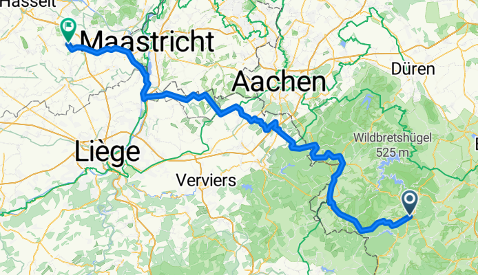 Schleiden naar Romershoven 122km 940hm