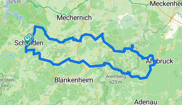 Eifel Telescoop Eifelmunster 115 Km  1838 Hm