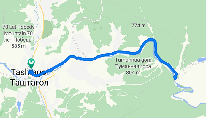 От улица Поспелова до улица Поспелова