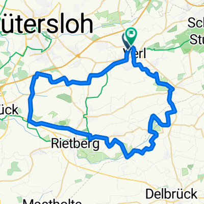 Route in Rheda-Wiedenbrück