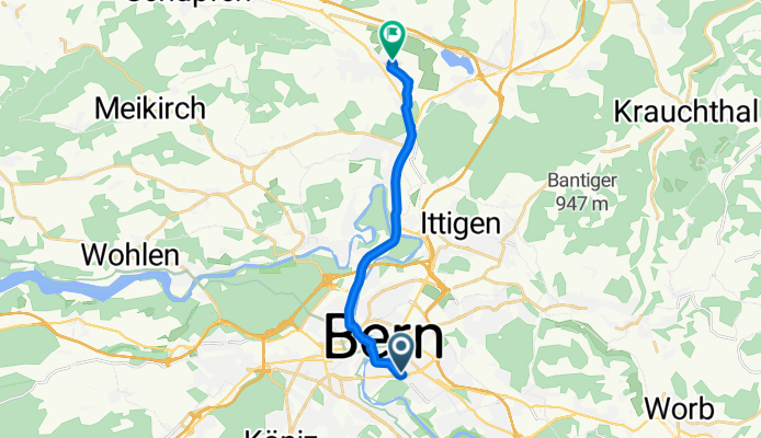 Thunstrasse, Bern nach Mühlebachweg, Münchenbuchsee