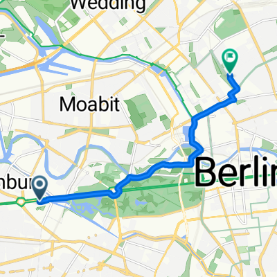 Straße des 17. Juni, Berlin nach Theodor-Heuss-Weg, Berlin