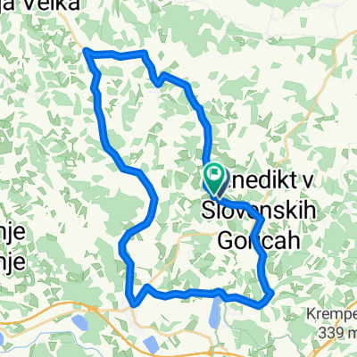 Benediški Vrh to Benediški Vrh