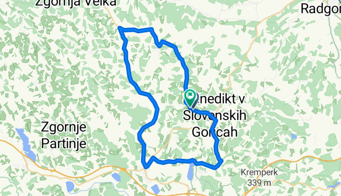 Benediški Vrh to Benediški Vrh