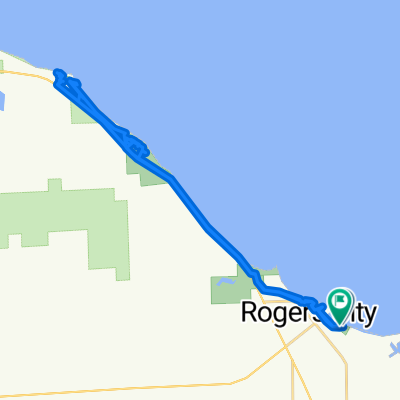 Rogers City to Calcite Rd, Rogers City