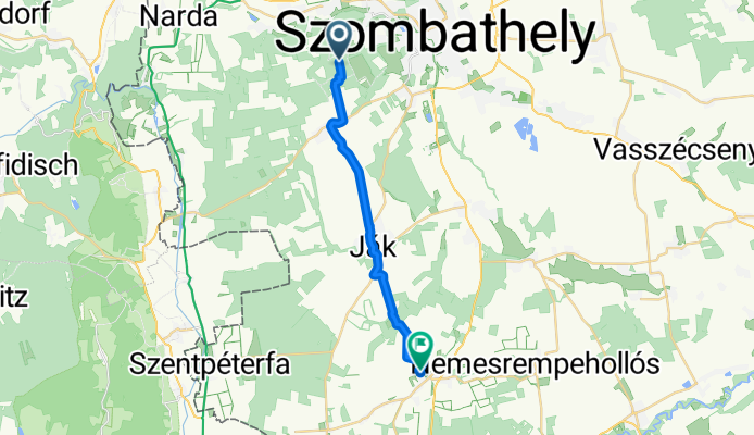 Sé - Dózsa György utca, Egyházasrádóc