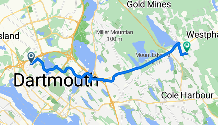 Highfield Park Dr, Halifax to Madeira Cres, Halifax