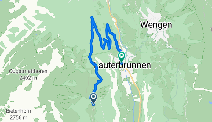 Mürren to Beim Pfrundhaus, Lauterbrunnen