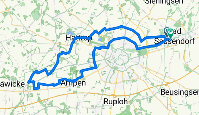 Im Grünen Winkel nach An der Rosenau