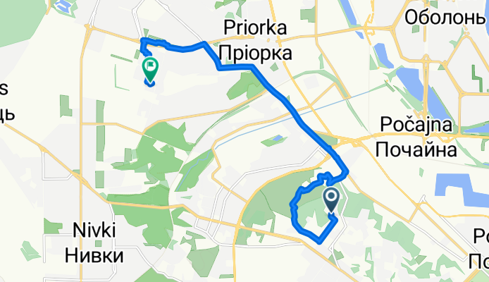 Врубелевский спуск, Киев до Киев
