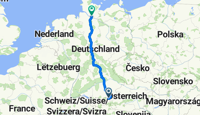 Von Breitenbach am Inn bis Hamburg