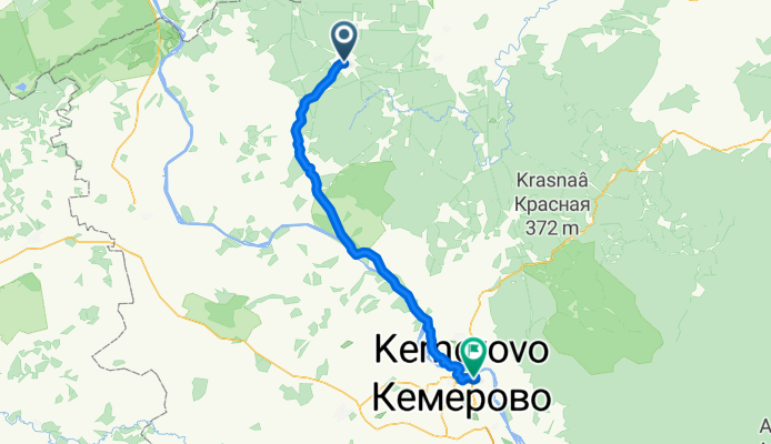 От Интернациональная улица до Терешковой улица 18А