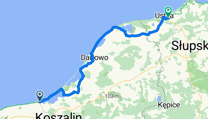 III Mielno - Ustka (90 km 6 godz.)