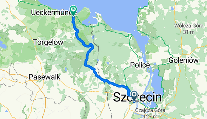 aleja Piastów nach Dorfstraße