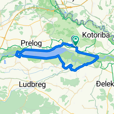 Loop jezero Donja Dubrava - 48 km
