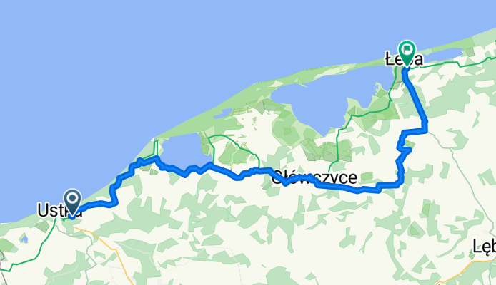 IV Ustka - Łeba (77 km 6 godz.)