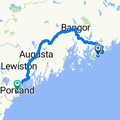day5/6/7 Blackwoods camp ground, 2airbnb stops, to Portland