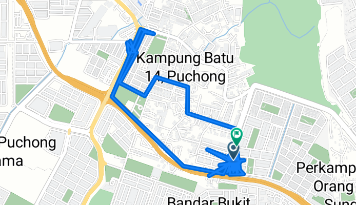 Jalan BP 3/3 to Jalan BP 3/3
