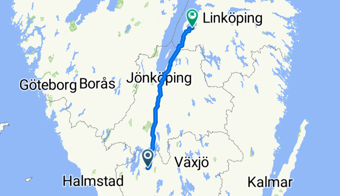 Drottninggatan naar Glänås