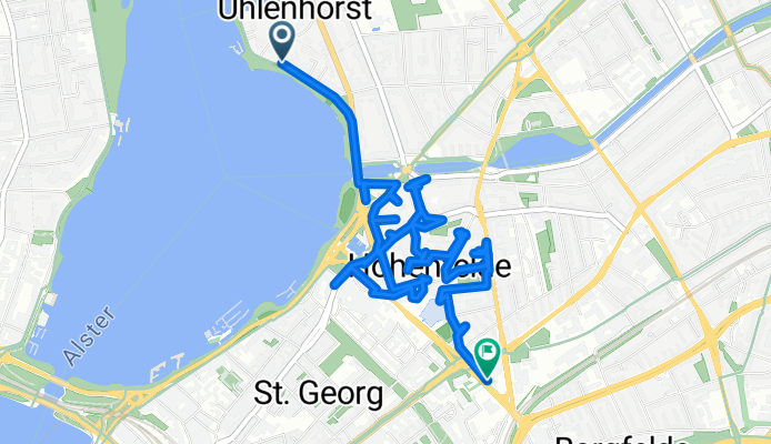 Schöne Aussicht, Hamburg nach Lübecker Straße, Hamburg