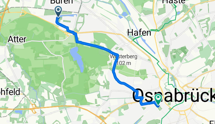 Landrat-von-Ostman-Straße, Osnabrück nach Parkstraße, Osnabrück