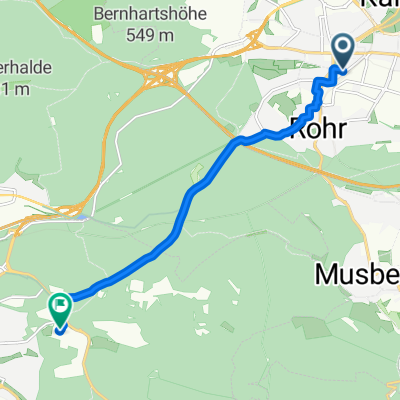 Vollmoellerstraße, Stuttgart to Hennenbühl, Böblingen