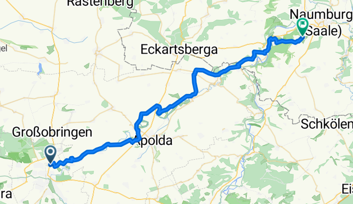 Von Weimar bis Naumburg (Saale)