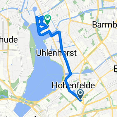 Lübecker Straße, Hamburg nach Sierichstraße, Hamburg