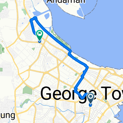 Lebuh Peking to Lintang Burma