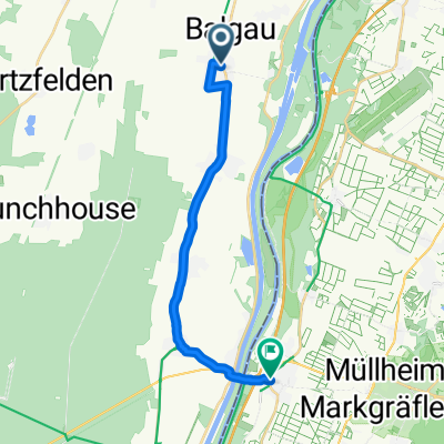 Rue de Fort-de-France, Fessenheim nach Kreuzstraße, Neuenburg am Rhein